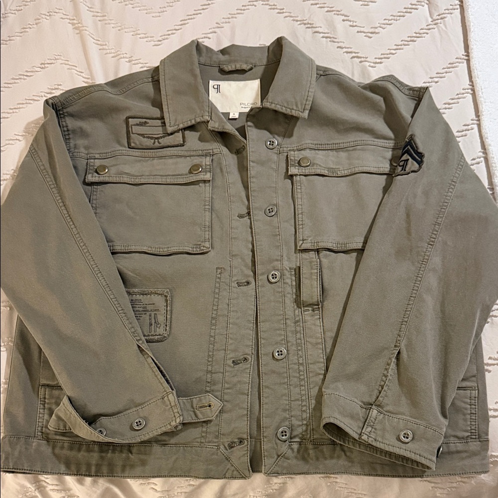 NWOT Pilcro Patch Pocket Utility Jacket